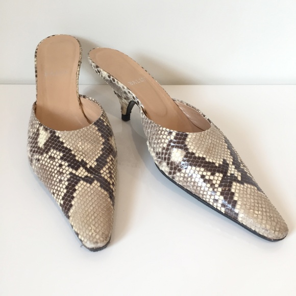 Bally Genuine Python Mule - Picture 3 of 6